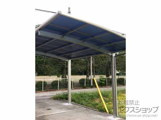 栃木県大田原市のYKKAPのカーポート アリュース　積雪～20cm対応 施工例