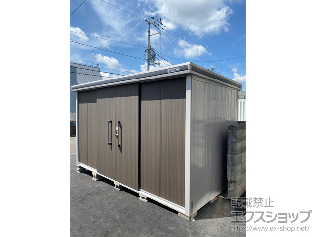 北海道札幌市のの物置・屋外倉庫 エルモ 積雪型 3620×1870×2119（LMDS-3618） LMDS-3618-DW 施工例
