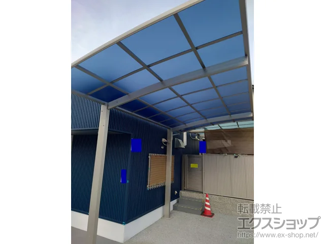 岡山県倉敷市のYKKAPのカーポート アリュース　積雪～20cm対応 施工例