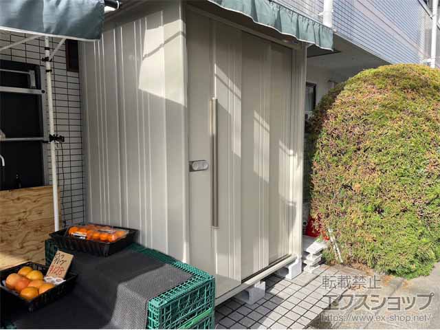 東京都江戸川区のの物置・屋外倉庫 Mr.ストックマンダンディ 一般型 1500×1222×2110 ND-1512-W 施工例