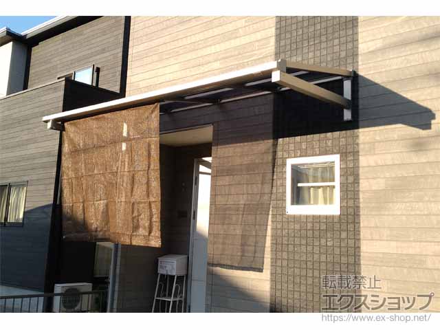 長崎県佐世保市ののバルコニー・ベランダ屋根 ソラリア F型 ルーフタイプ 単体 積雪〜20cm対応 施工例
