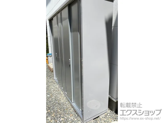 大阪府堺市のイナバの物置・収納・屋外倉庫 シンプリー 一般型 1940×515×1903（MJX-195EP） MJX-195EP-PS 施工例