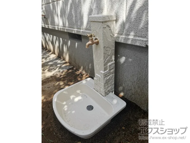 千葉県市川市のトーシンコーポレーションの立水栓・ガーデンシンク・水栓柱 エーゲ 施工例