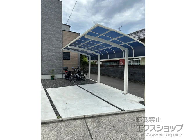 静岡県静岡市のの物置・収納・屋外倉庫、カーポート、フェンス・柵・塀 アリュース キャップ　延長 施工例