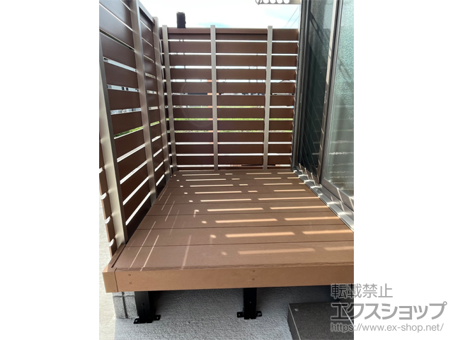 茨城県笠間市ののウッドデッキ マージウッドデッキ 施工例