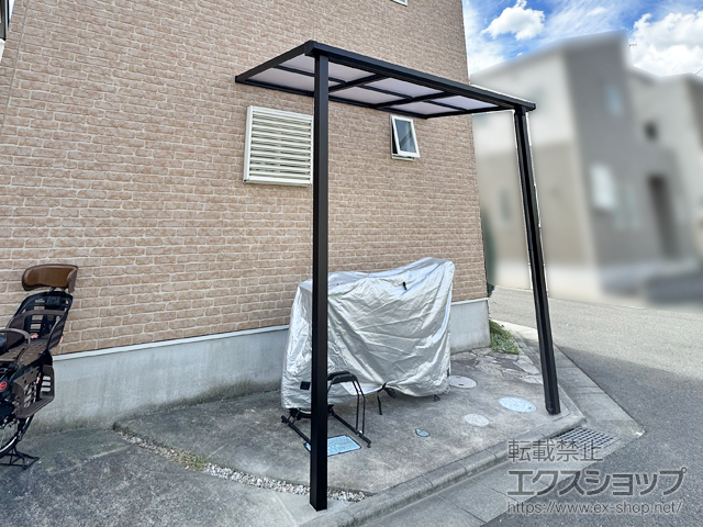 神奈川県平塚市ののテラス屋根 ソラリア F型 テラスタイプ 単体 積雪〜20cm対応 施工例