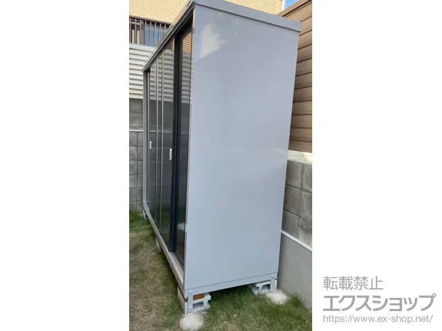 兵庫県西宮市のイナバの物置 シンプリー 一般型 2160×755×1903 MJX-217E-P-CG 施工例