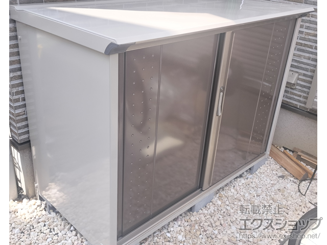 大阪府堺市のの物置・屋外倉庫 グランプレステージジャンプ 1488×750×1100 GP-157D-F-CB 施工例