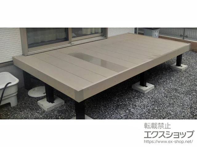 埼玉県熊谷市のYKKAPのウッドデッキ リウッドデッキ 200 施工例