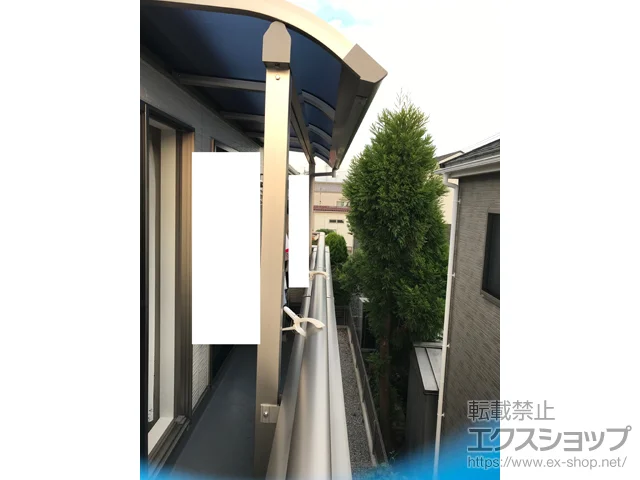 愛知県海部郡大治町のValue Selectのバルコニー屋根 プレシオステラスII　R型 屋根タイプ 単体 積雪～20cm対応 施工例