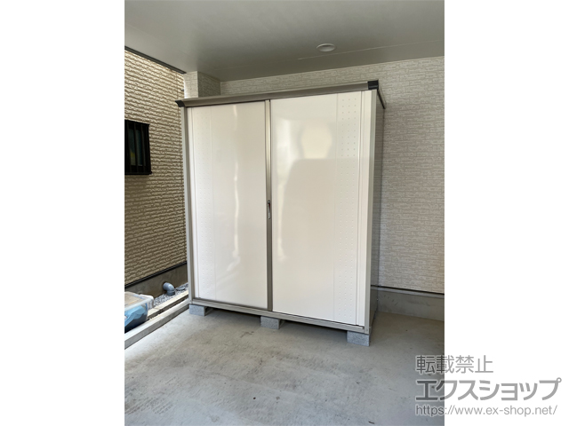 東京都北区のの物置・屋外倉庫 グランプレステージジャンプ 1879×750×2100（GP-197H-F） GP-197H-F-SW 施工例