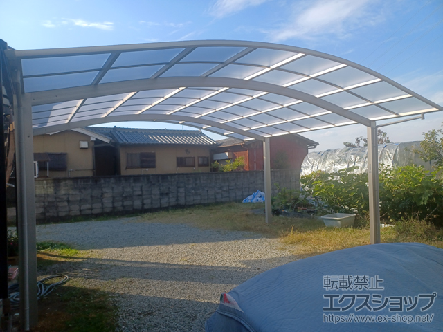 奈良県磯城郡田原本町ののカーポート アリュース ツイン　積雪〜20cm対応 施工例