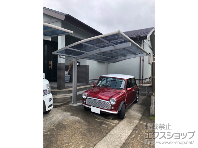 宮崎県都城市ののカーポート プレシオスポート 積雪〜20cm対応 施工例