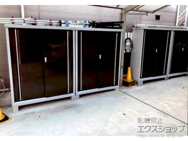 神奈川県横浜市のイナバの物置 シンプリー 一般型 1320×415×1603 MJX-134D-EB 施工例