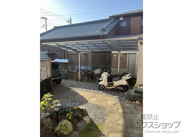 神奈川県中郡大磯町ののカーポート プレシオスポート 積雪〜20cm対応 施工例