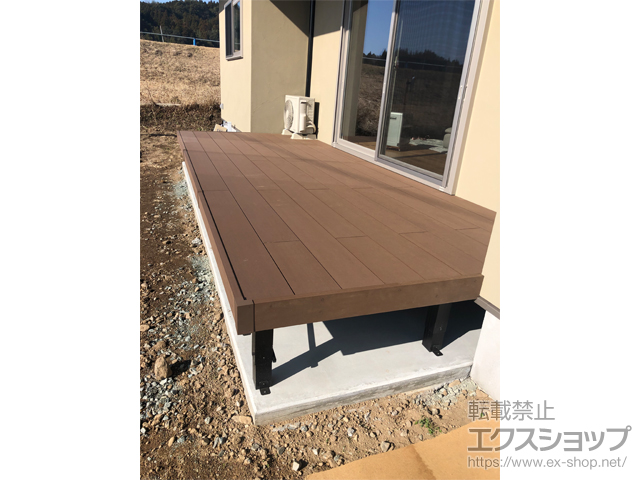熊本県山鹿市ののウッドデッキ リウッドデッキ 200 施工例