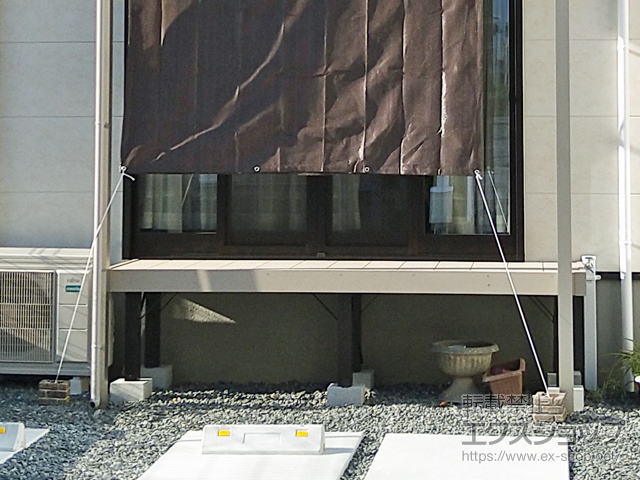 福岡県福岡市ののウッドデッキ リウッドデッキ 200 施工例