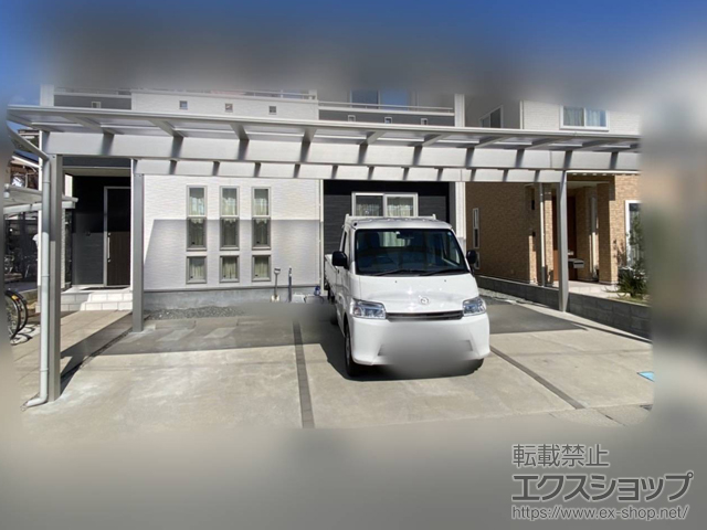 兵庫県たつの市ののカーポート エフルージュ トリプル FIRST 積雪〜20cm対応 施工例
