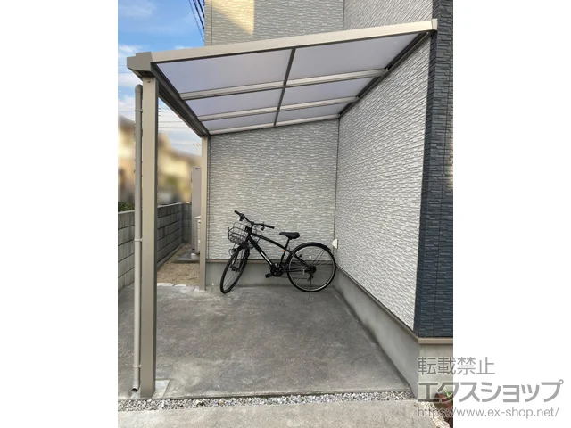 愛媛県松山市のYKKAPのテラス屋根 ソラリア F型 テラスタイプ 単体 積雪～20cm対応 施工例