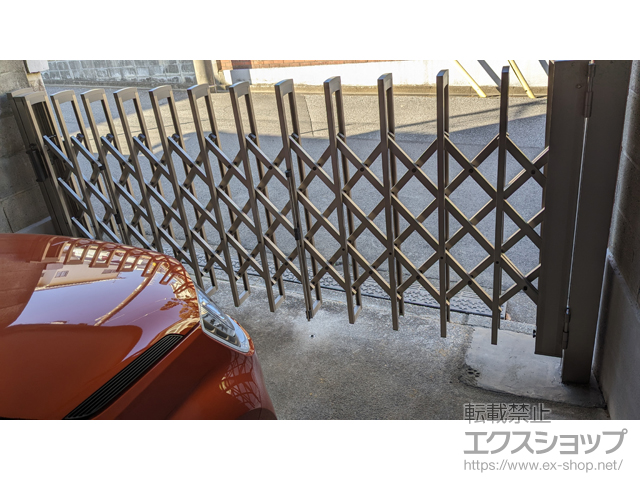 千葉県成田市ののカーゲート トリップゲートII N型 ノンキャスター 片開き*30S 施工例