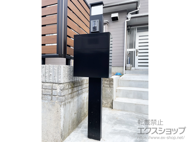 兵庫県丹波篠山市のの機能門柱・ポスト アクシィ1型 機能門柱 施工例