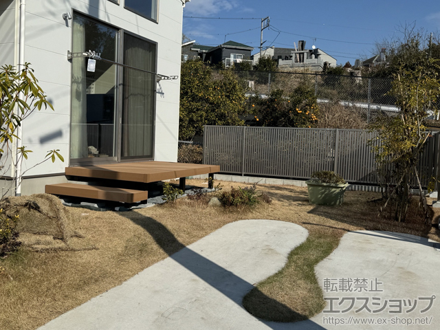 千葉県千葉市ののウッドデッキ リウッドデッキ 200 施工例