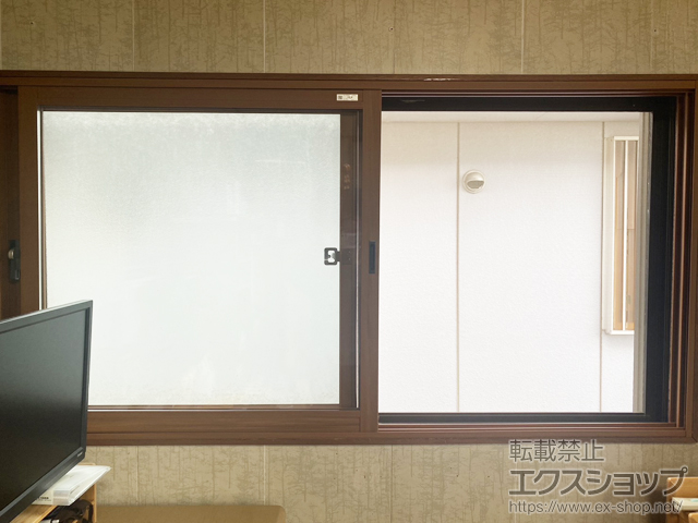 千葉県佐倉市のの二重窓（内窓） インプラス 引違い窓 2枚建 施工例