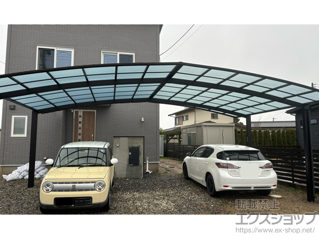 三重県四日市市ののカーポート アリュース トリプル　積雪〜20cm対応 施工例