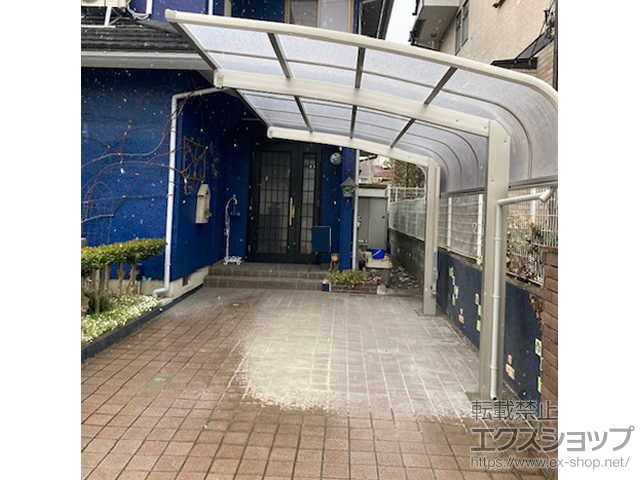 埼玉県比企郡鳩山町ののカーポート アリュース キャップ　積雪〜20cm対応 施工例