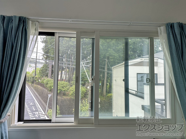 東京都多摩市のの二重窓（内窓） インプラス 引違い窓 2枚建 施工例