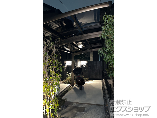 東京都中野区ののカーポート プレシオスポート 積雪〜20cm対応 施工例