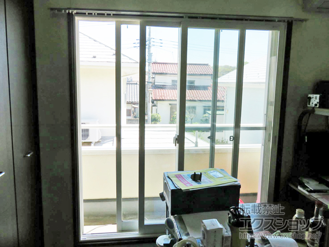 東京都稲城市のの二重窓（内窓） インプラス 引違い窓 4枚建 施工例