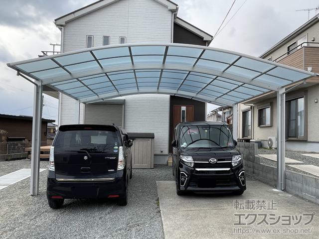 兵庫県小野市ののカーポート アリュース ツイン　積雪〜20cm対応 施工例