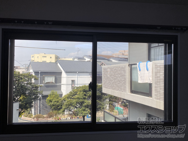 大阪府豊中市のの二重窓（内窓） プラマードU 引違い窓 2枚建 施工例