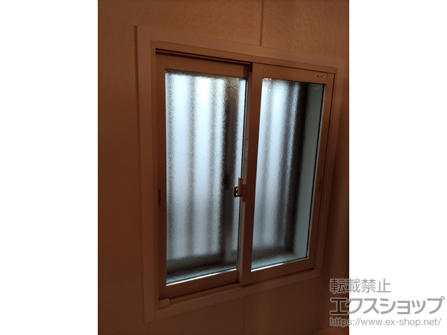 埼玉県さいたま市のの二重窓（内窓） インプラス  引違い窓 浴室仕様 タイル納まり 2枚建 施工例