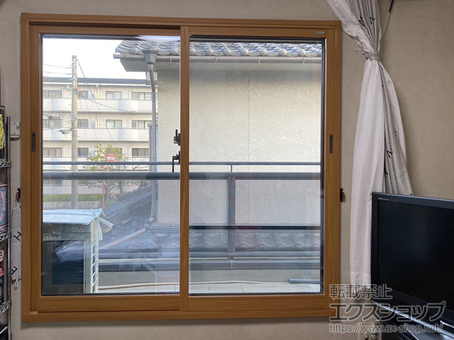 滋賀県草津市のLIXIL リクシル（トステム）の二重窓（内窓） インプラス 引違い窓 2枚建 施工例