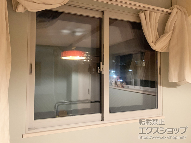 東京都調布市のの二重窓（内窓） インプラス 引違い窓 2枚建 施工例