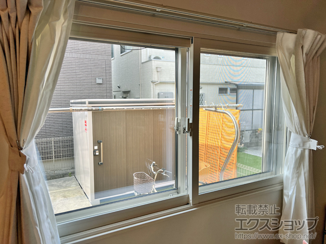 奈良県天理市のの二重窓（内窓） インプラス 引違い窓 2枚建 施工例