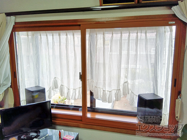 茨城県日立市のの二重窓（内窓） インプラス 引違い窓 2枚建 施工例