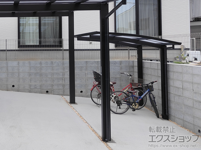 広島県福山市ののサイクルポート・駐輪場 プレシオスポート ミニ 積雪〜20cm対応 施工例