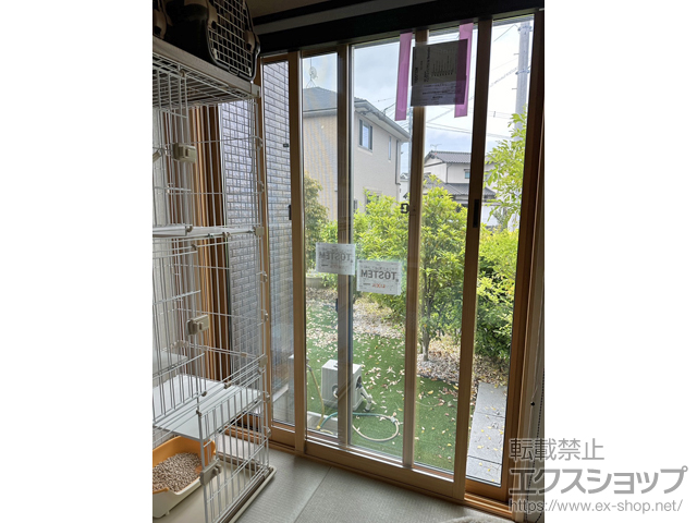 佐賀県鳥栖市のの二重窓（内窓） インプラス 引違い窓 変則2枚建 施工例