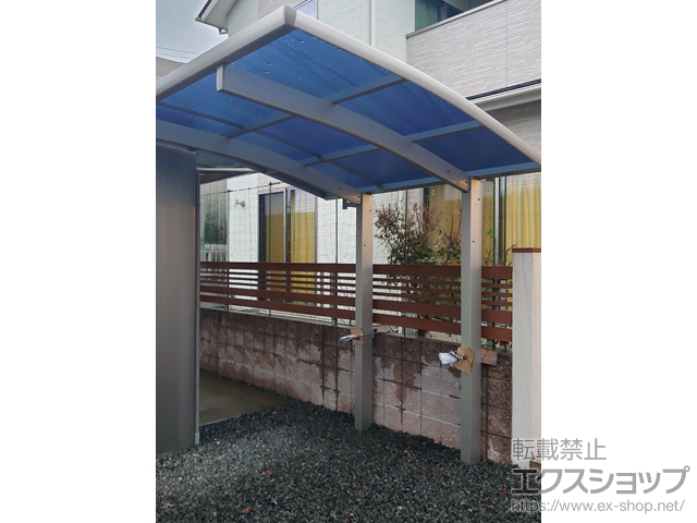 岡山県岡山市ののサイクルポート・駐輪場 プレシオスポート ミニ 積雪〜20cm対応 施工例