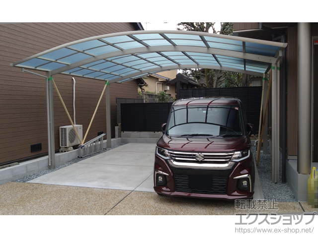 京都府京都市ののカーポート アリュース ツイン　積雪〜20cm対応 施工例