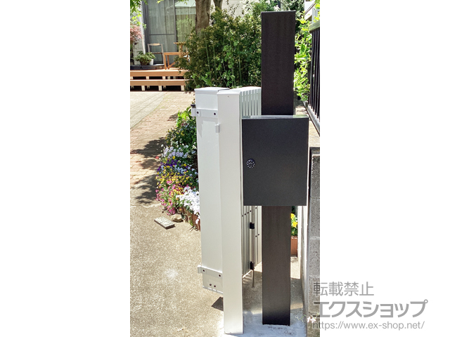東京都文京区のの機能門柱・ポスト シンプレオポストユニット1型 施工例