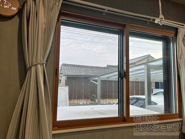愛知県清須市のの二重窓（内窓） インプラス 引違い窓 2枚建 施工例