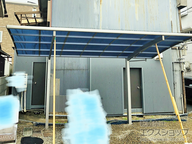 奈良県奈良市ののカーポート プレシオスポート 積雪〜20cm対応 施工例