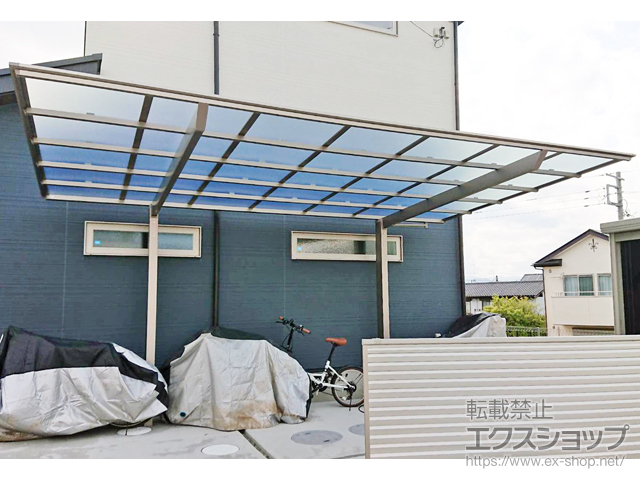 神奈川県小田原市ののカーポート ソリッドポート 積雪〜20cm対応 施工例