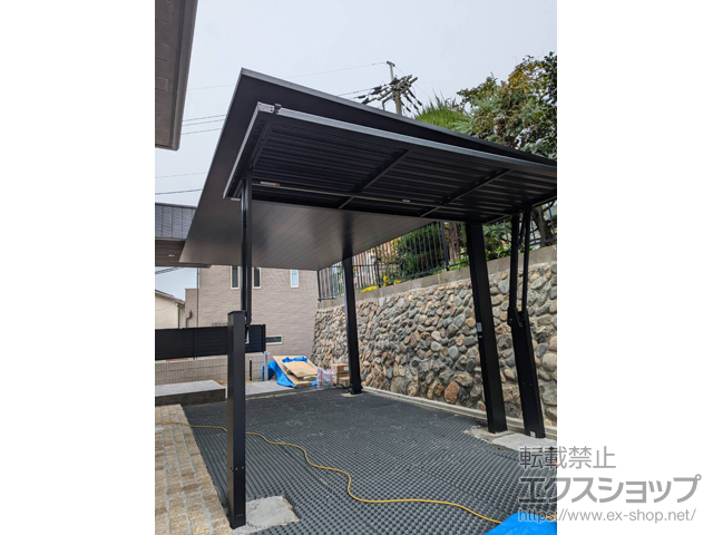 大阪府箕面市ののカーポート カーポートSC 積雪〜20cm対応 施工例