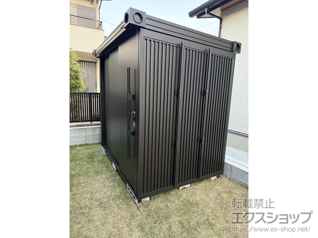 福岡県小郡市のの物置・屋外倉庫 エルモ BEAMS DESIGN モデル 一般型 LMD-2215-BM 施工例