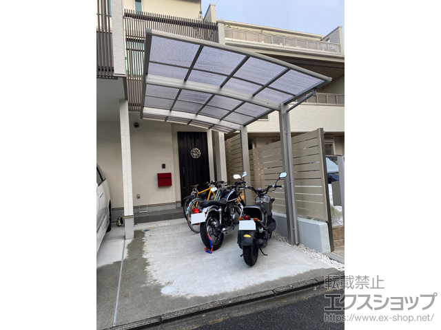 京都府京都市ののカーポート アリュース 600タイプ 1台用 積雪〜20cm対応 施工例